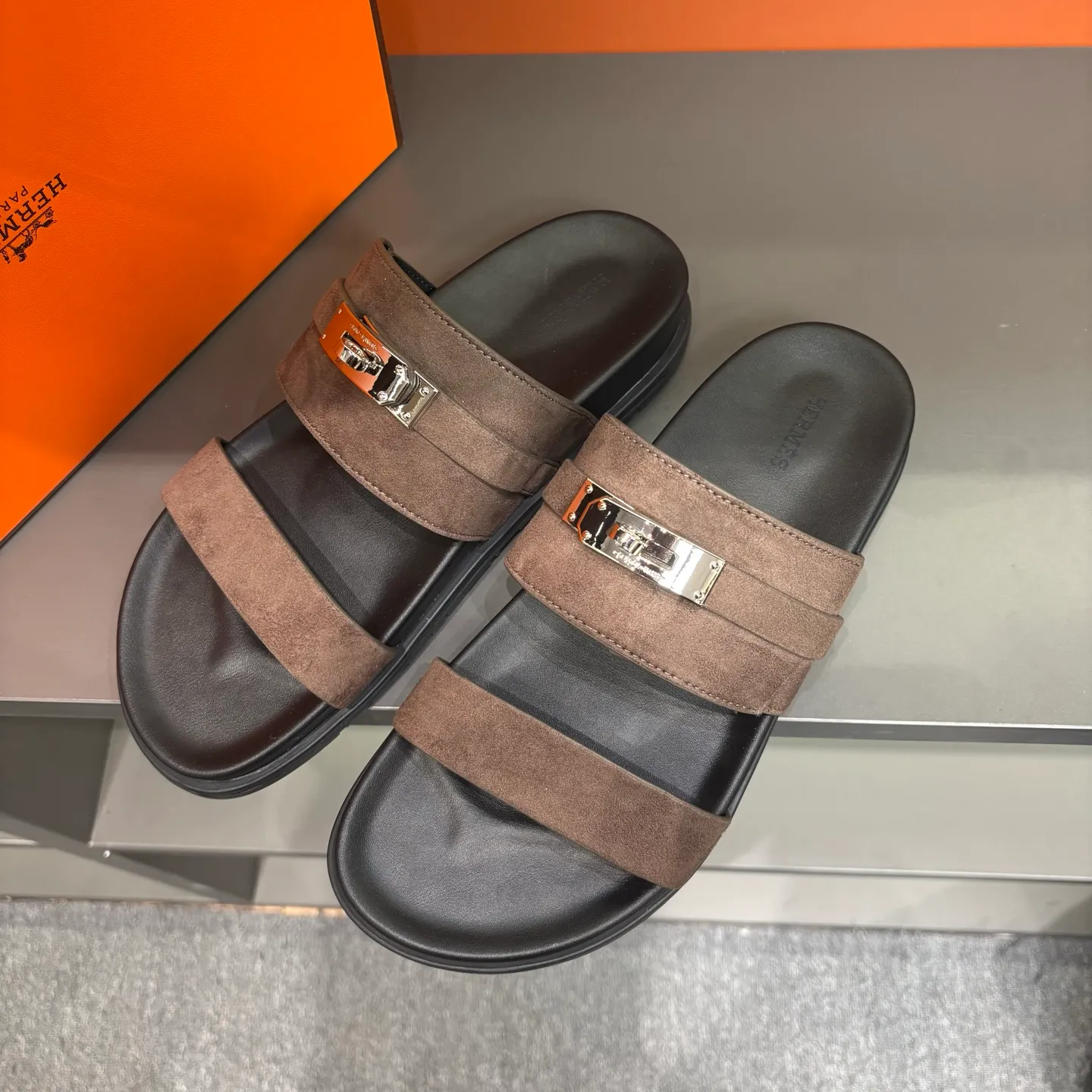 Men's shoes 💰300, size 38-45, the new 2014 summer Hermes shoes are the same as the original ones, handmade by masters! ❥High-end customization, exclusive products, the highest version in the industry⚠❥Using: Hermers upper: (pursuing top walking comfort) ✨Top quality on sale━━━━Hermes━━━━━